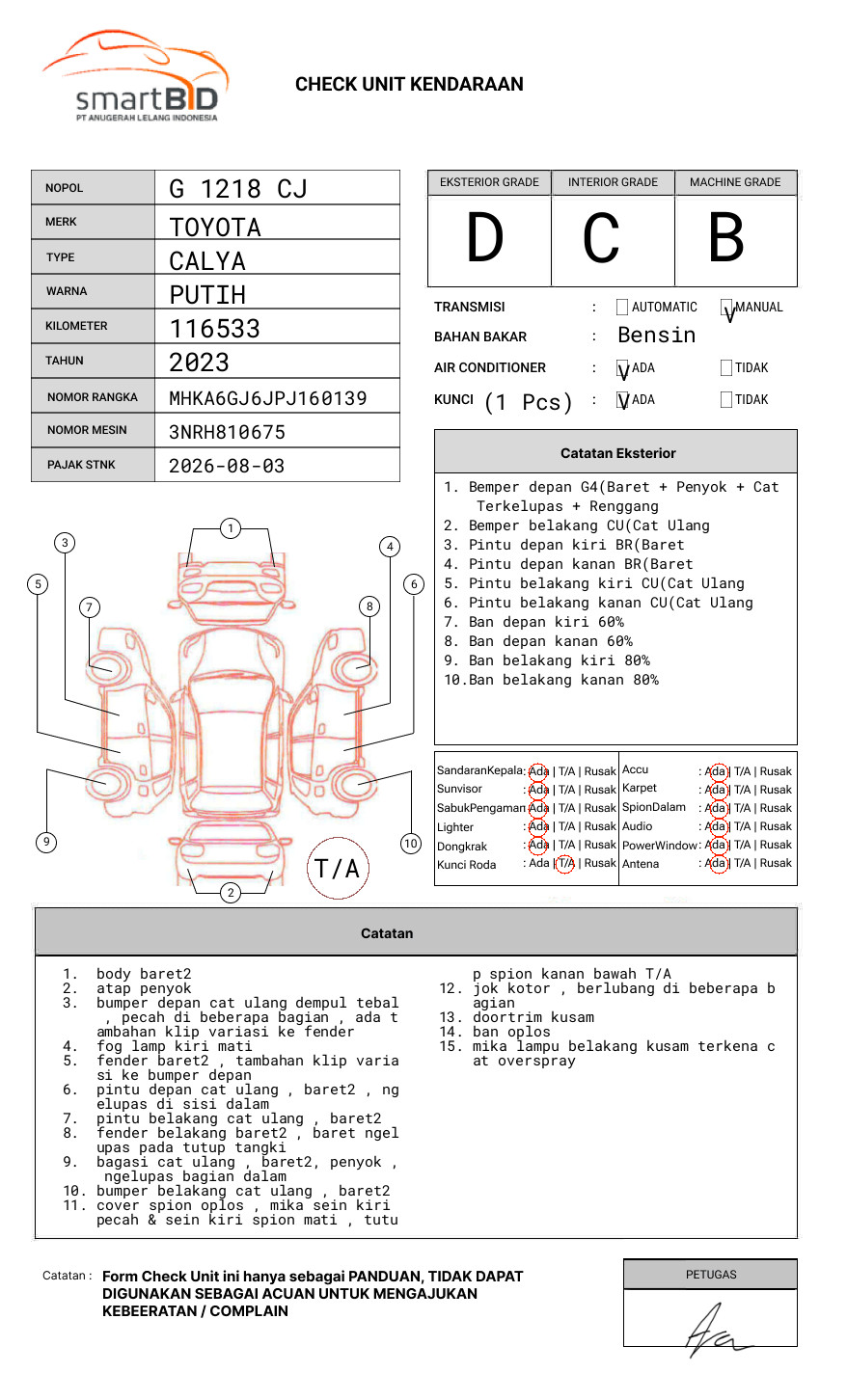 TOYOTA CALYA 1.2 G M/T
