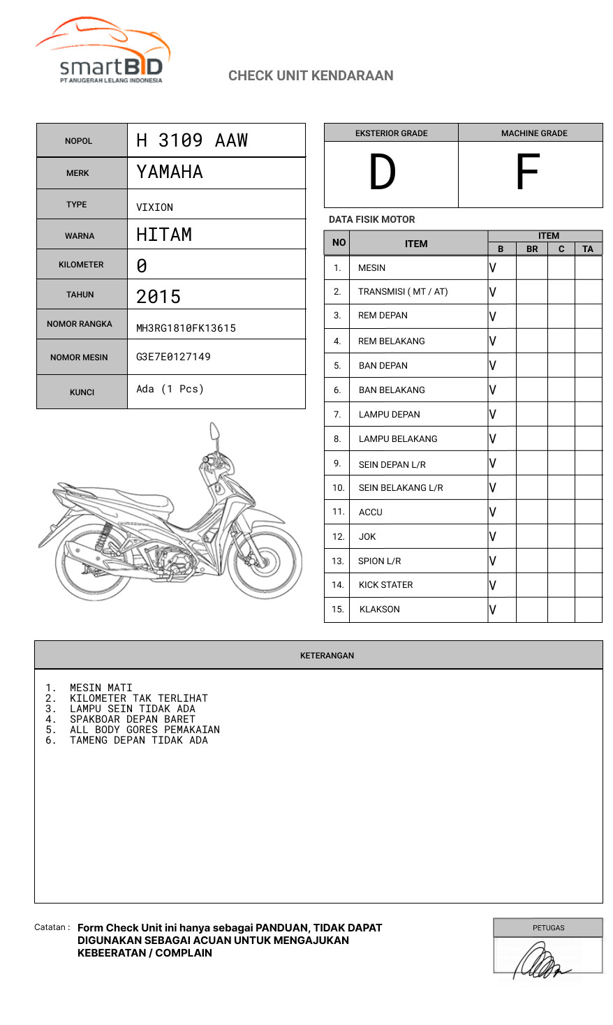 YAMAHA VIXION