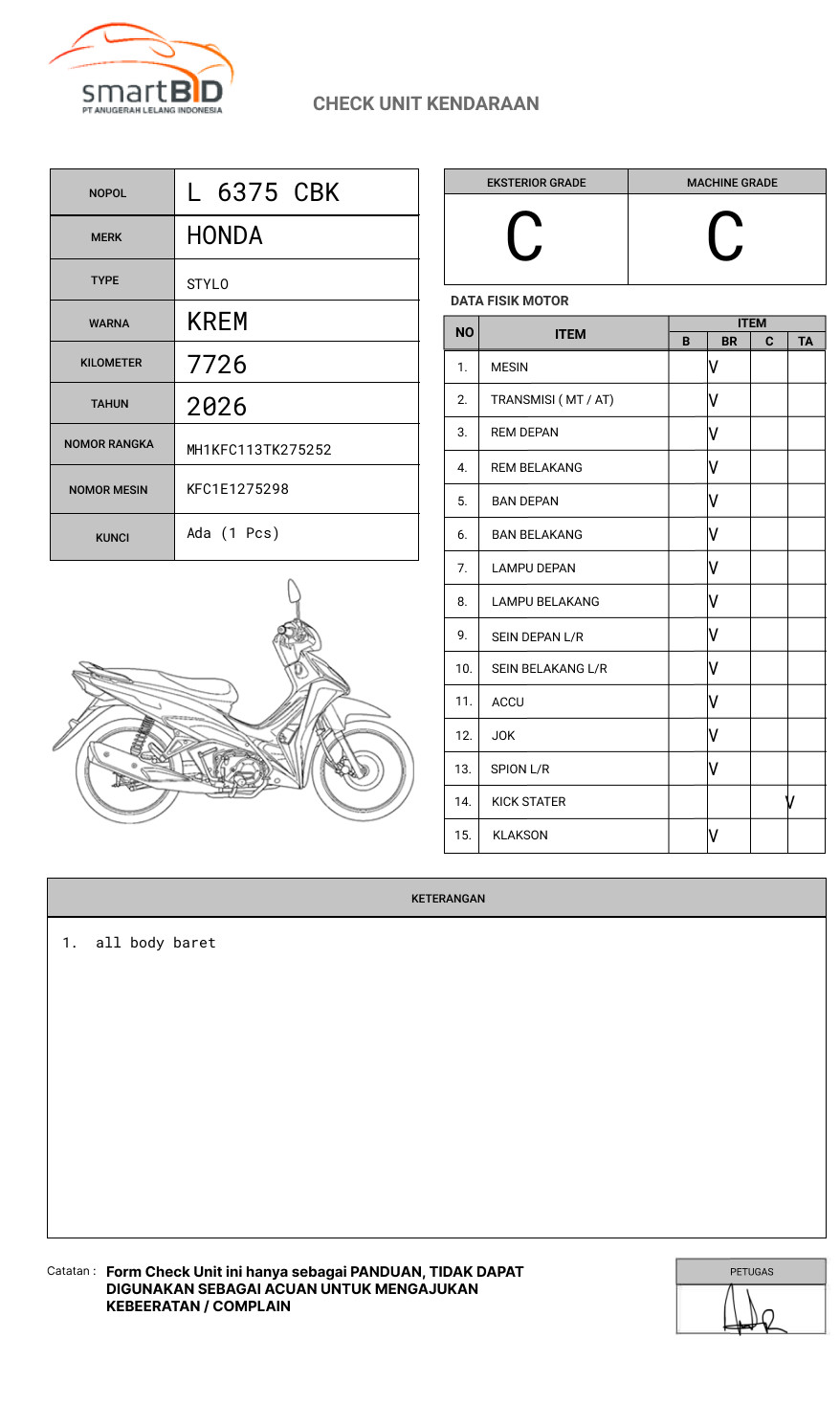 HONDA STYLO