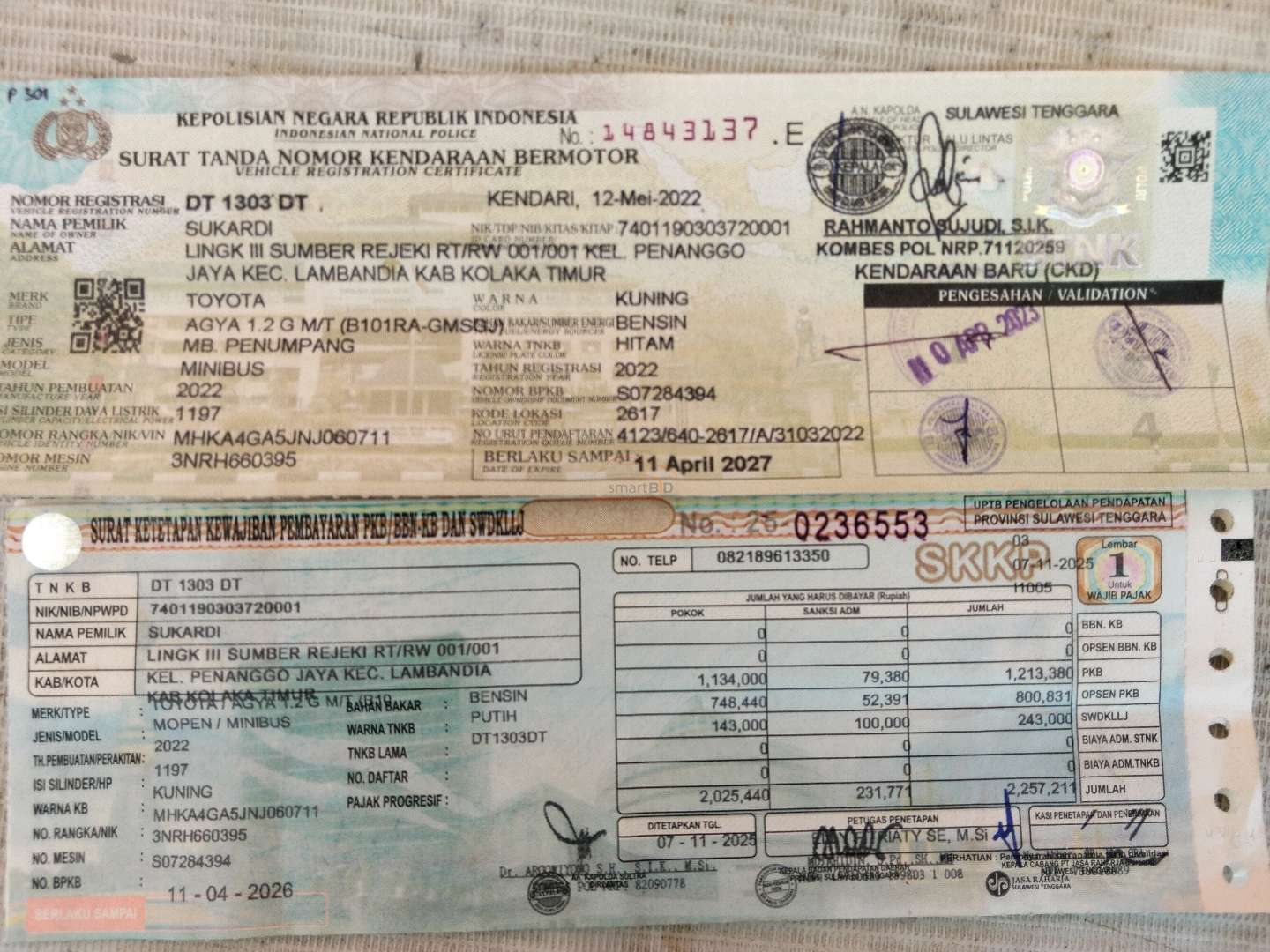TOYOTA AGYA 1.2 G