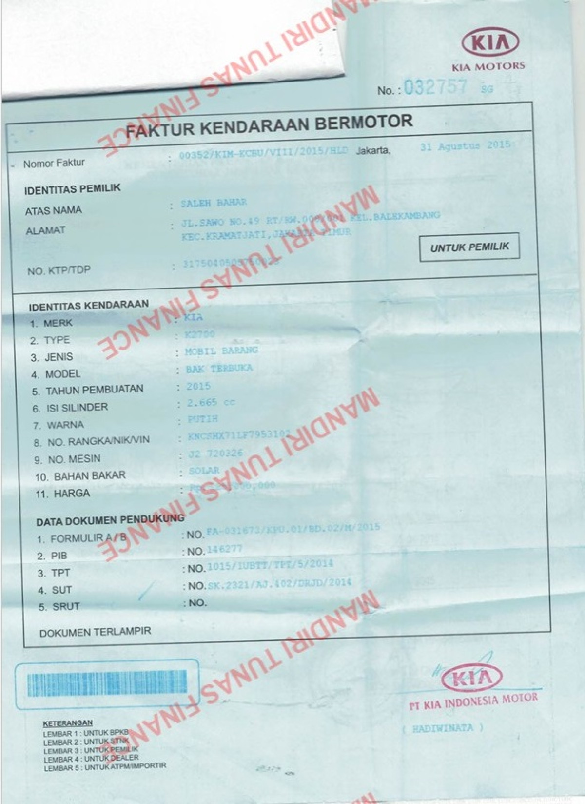 KIA K 2700