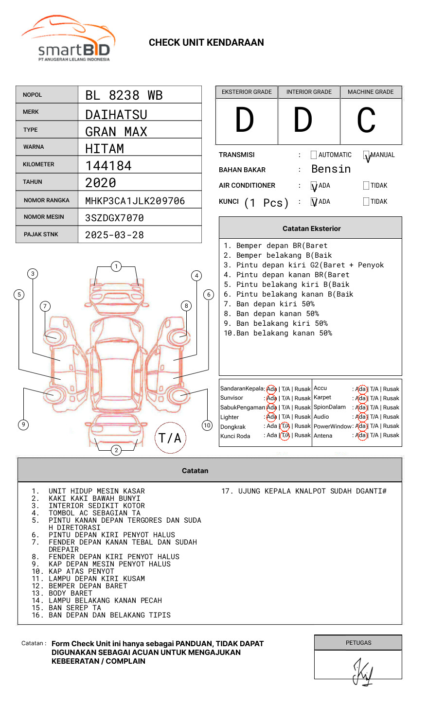 DAIHATSU  GRAN MAX  PICK-UP