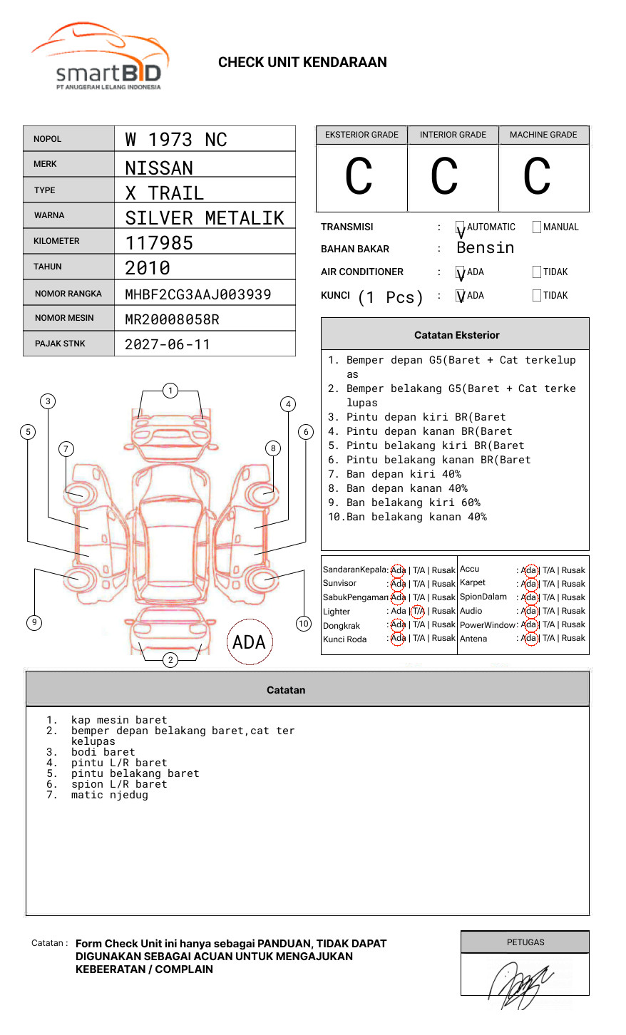 NISSAN X TRAIL 2.0