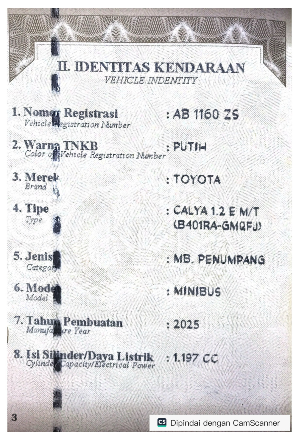 TOYOTA  CALYA  1.2 E M/T