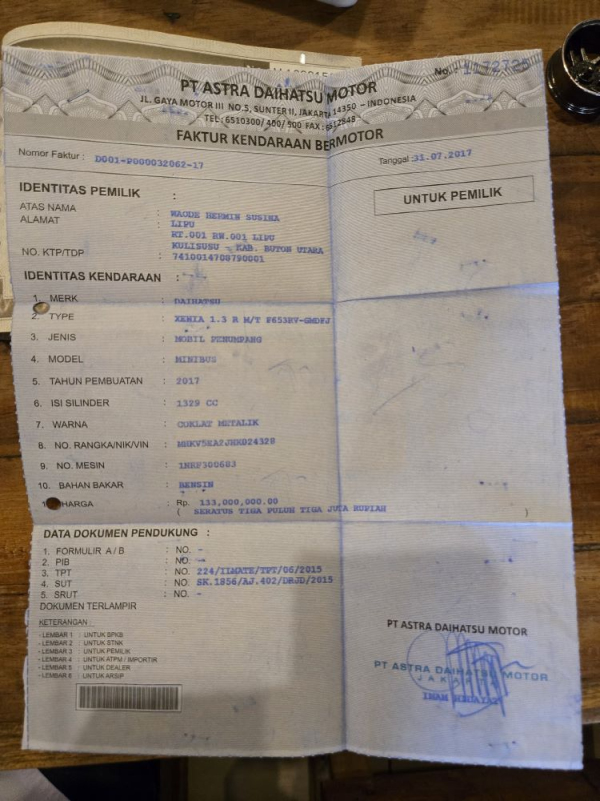 DAIHATSU XENIA 1.3