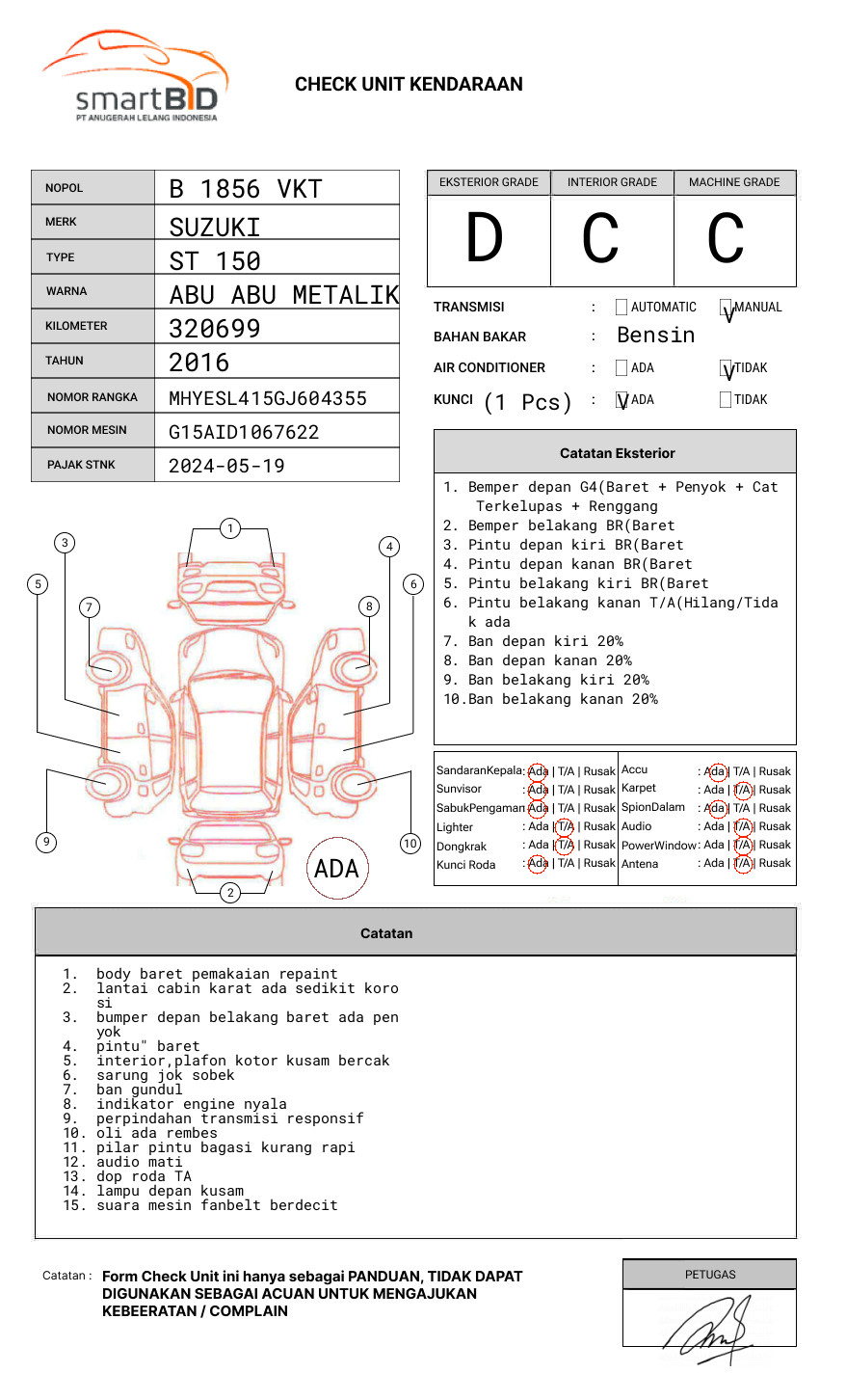 SUZUKI ST 150 FUTURA