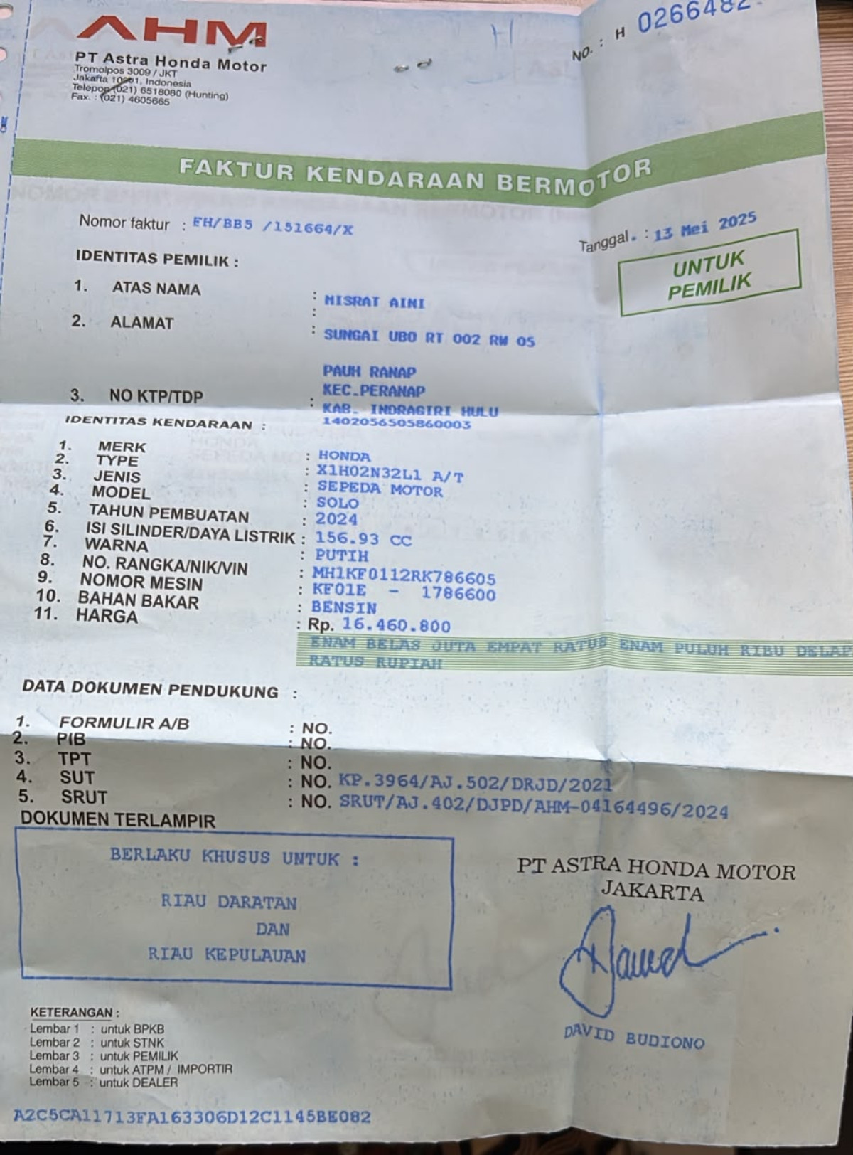 HONDA VARIO 160 CBS