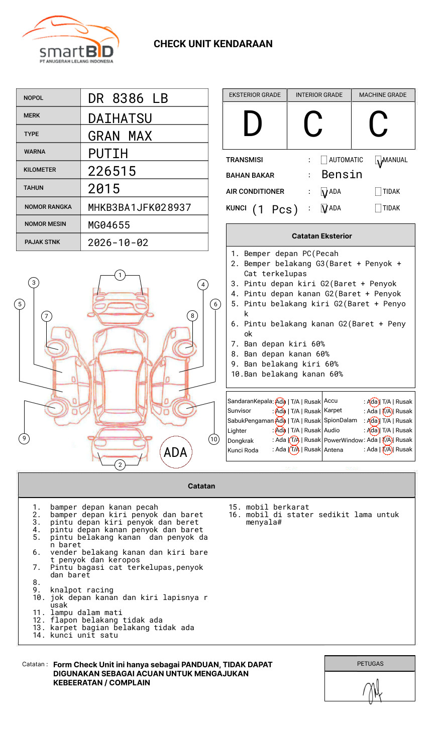 DAIHATSU GRAN MAX