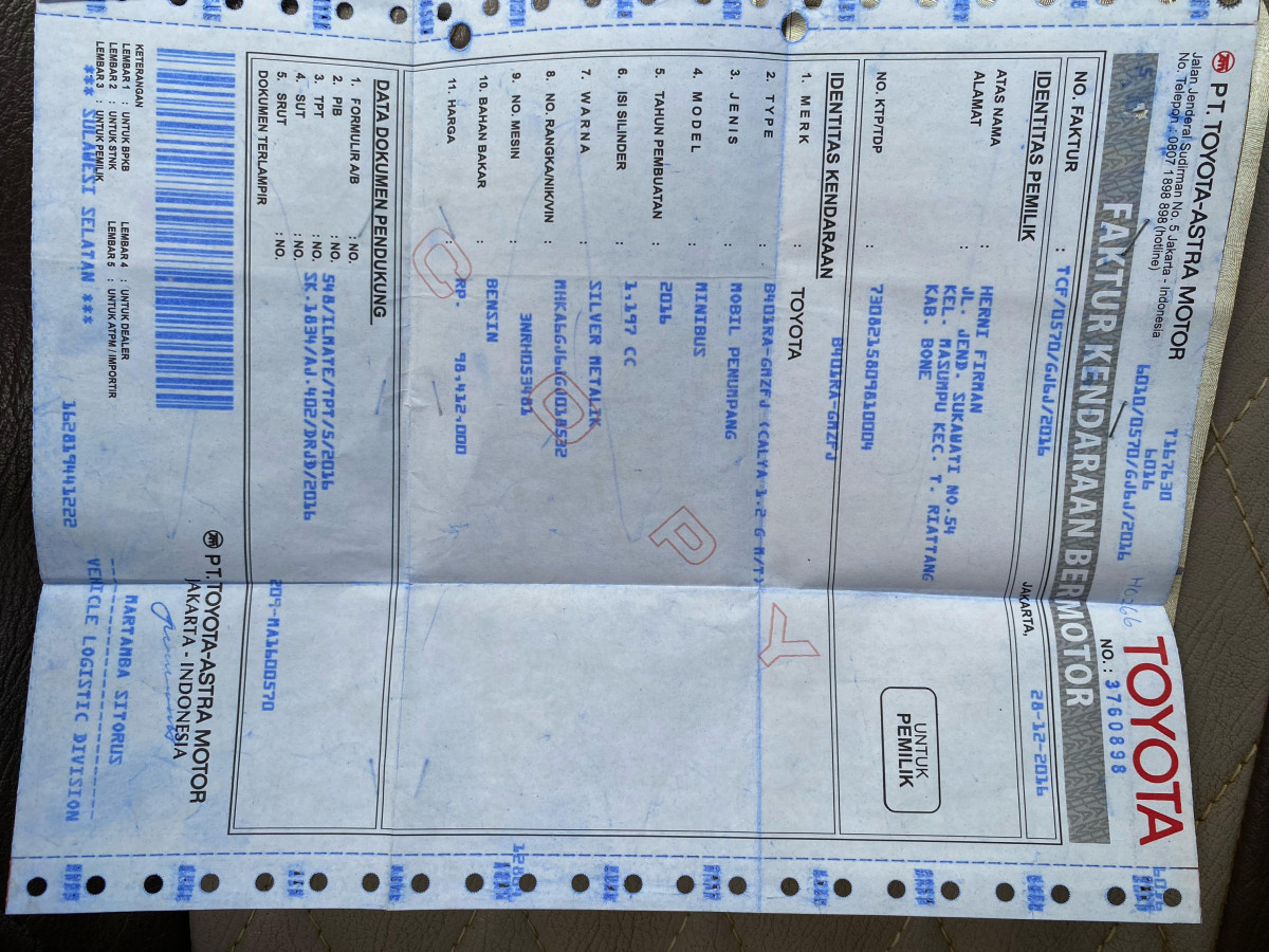 TOYOTA CALYA 1.2 G M/T