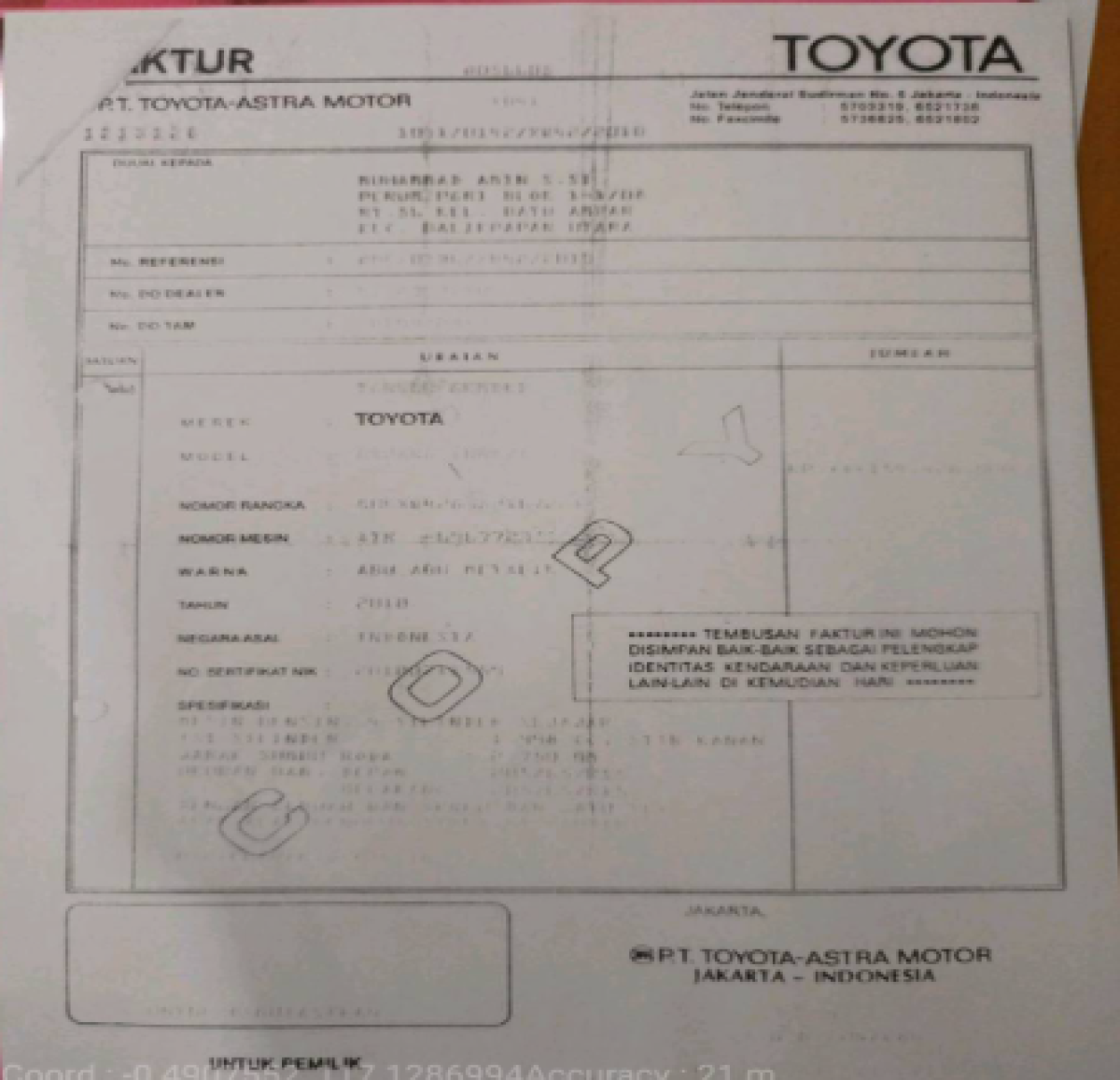 TOYOTA INNOVA G
