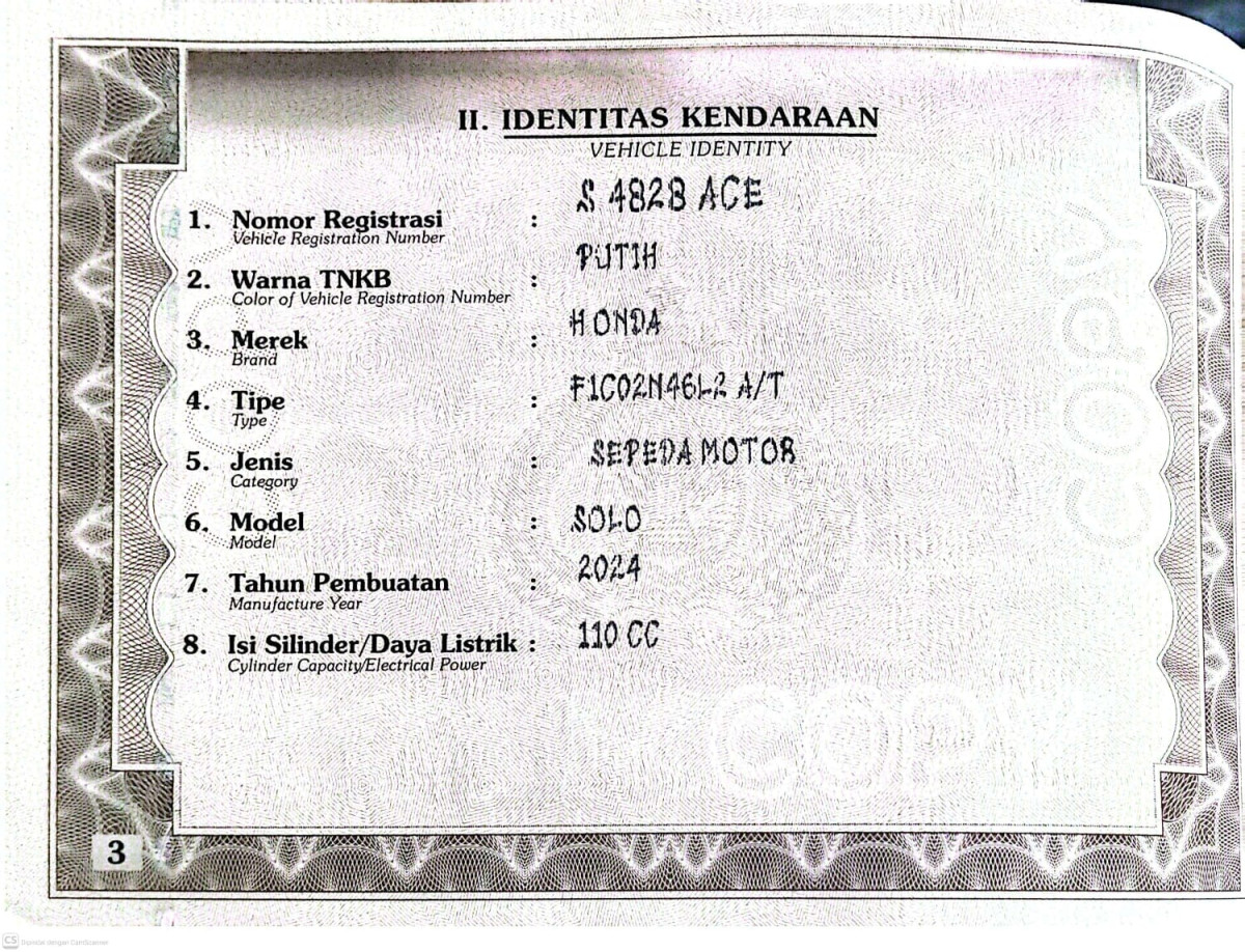 HONDA SCOOPY