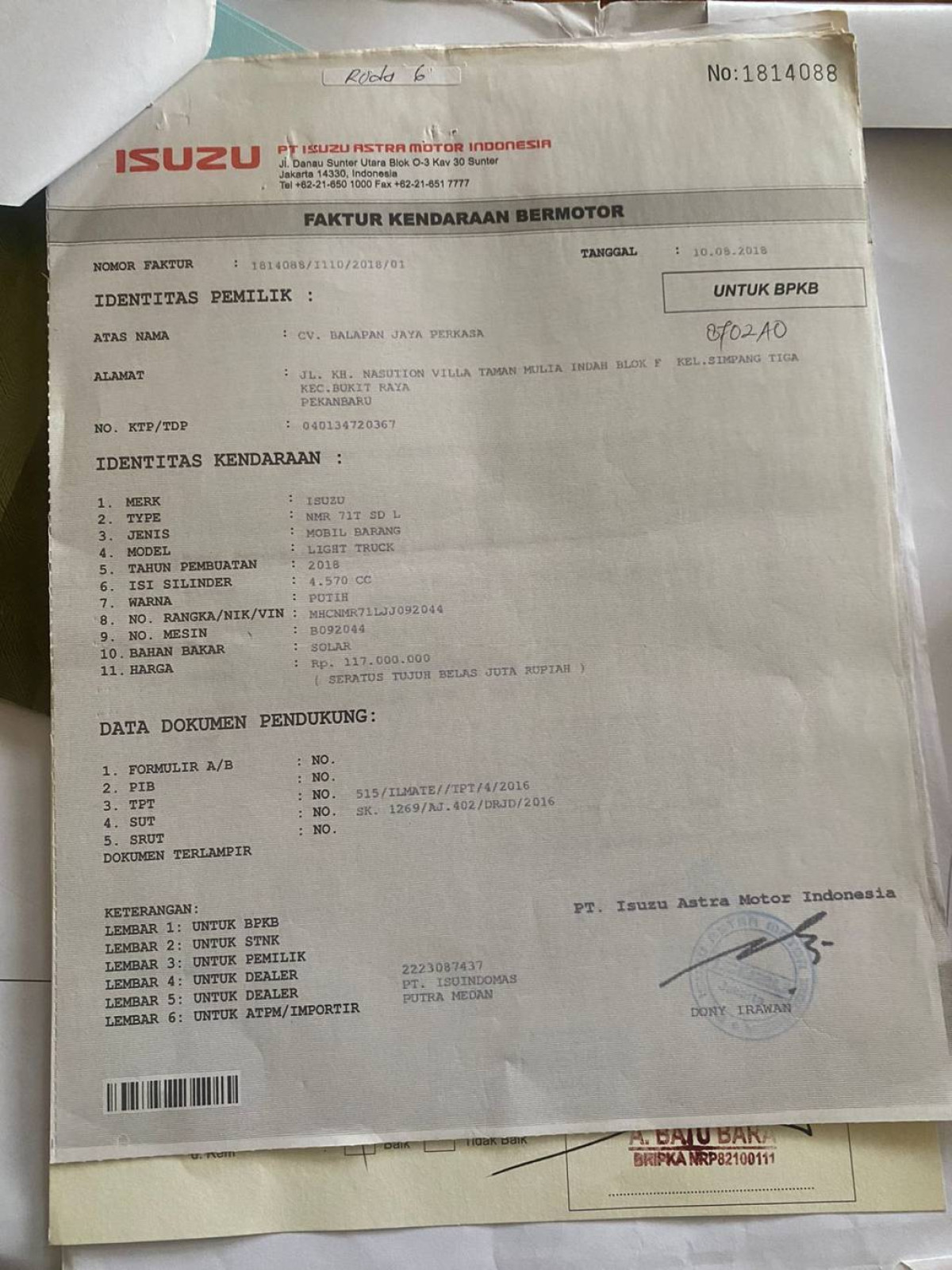 ISUZU  NMR 71 T SD