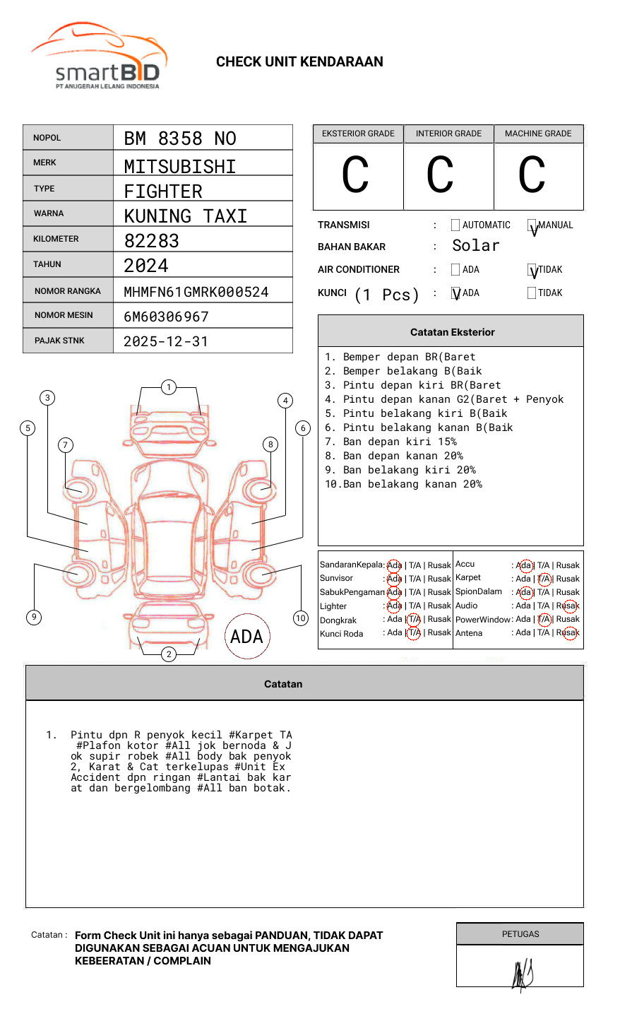 MITSUBISHI FN 61 FL HD R 6X2