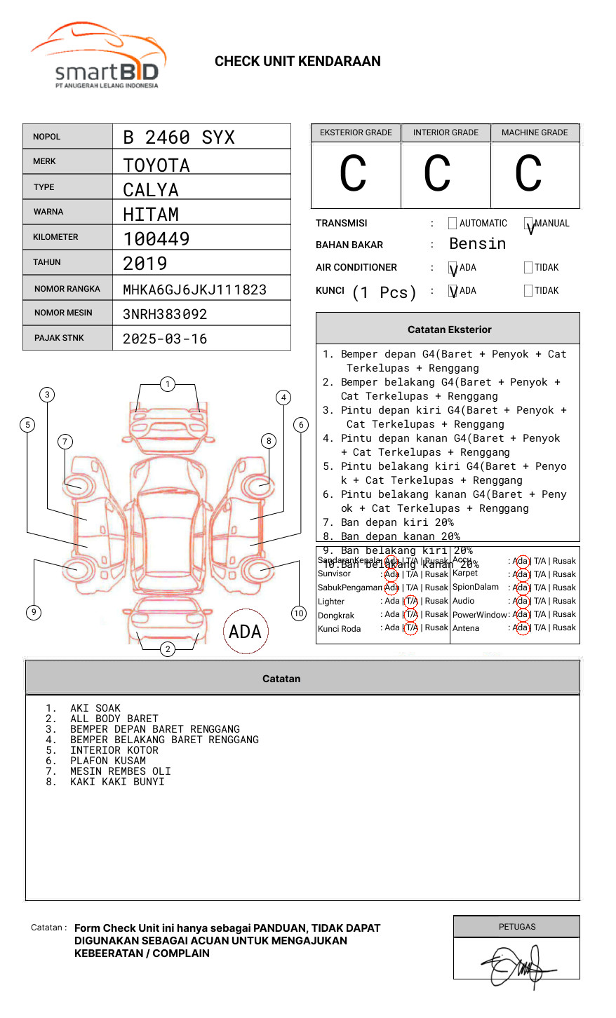 TOYOTA CALYA 1.2 G M/T