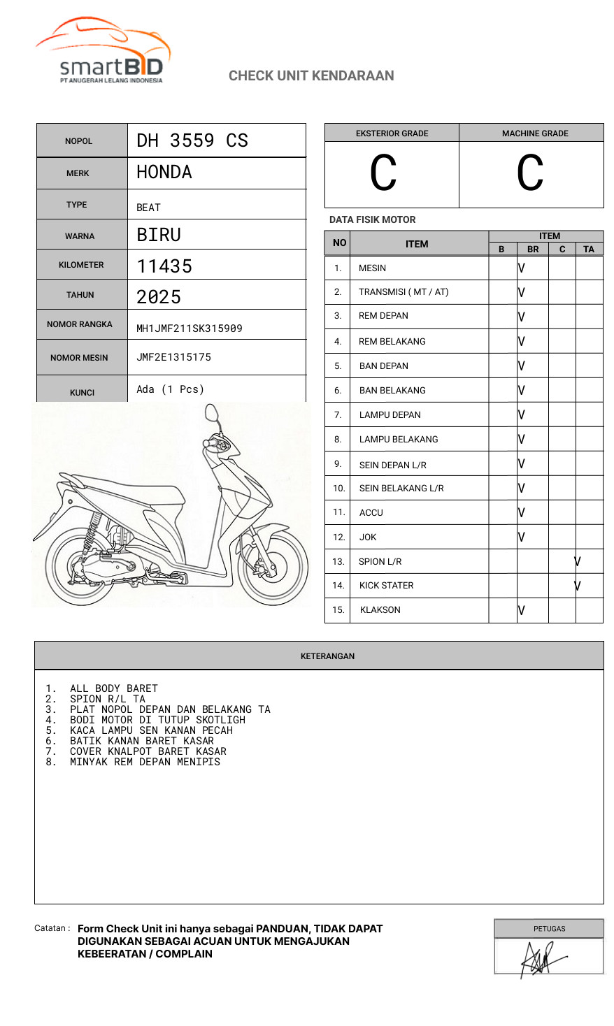 HONDA BEAT DELUXE
