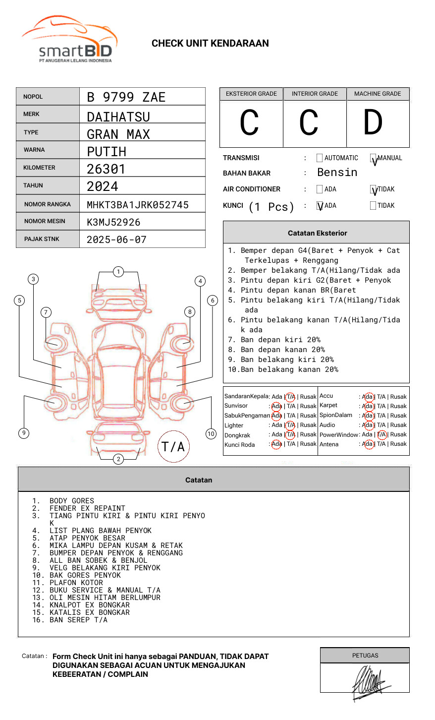 DAIHATSU  GRAN MAX  PICK-UP
