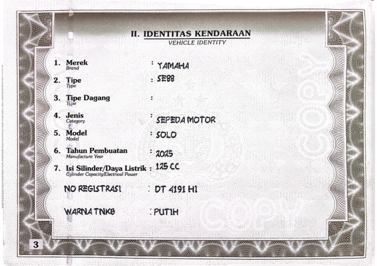 YAMAHA MIO M3 CW