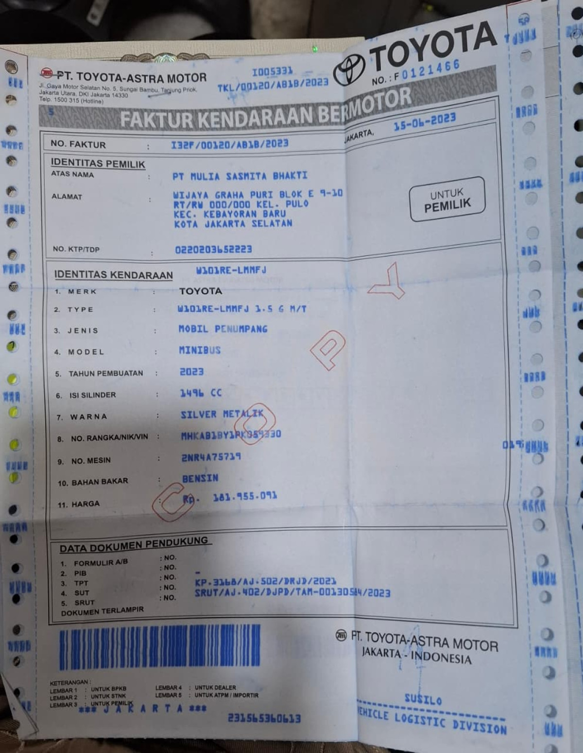 TOYOTA AVANZA 1.5 G
