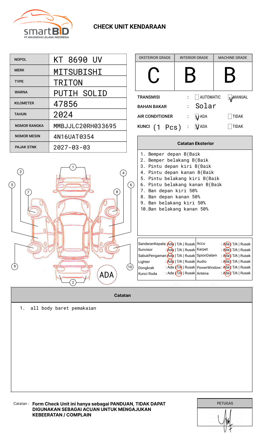 MITSUBISHI DC GLS 4X4