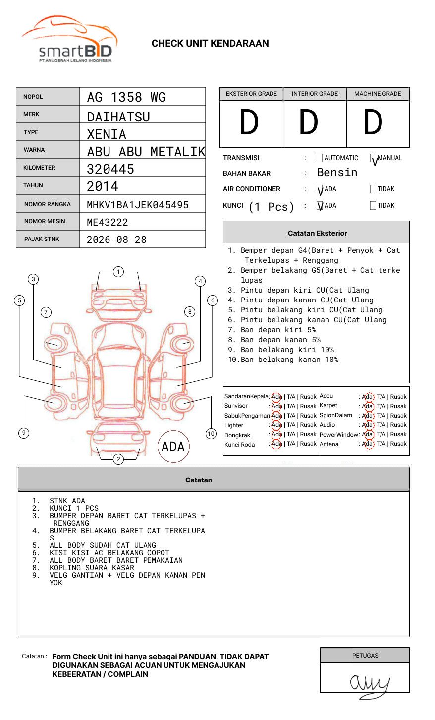 DAIHATSU XENIA X