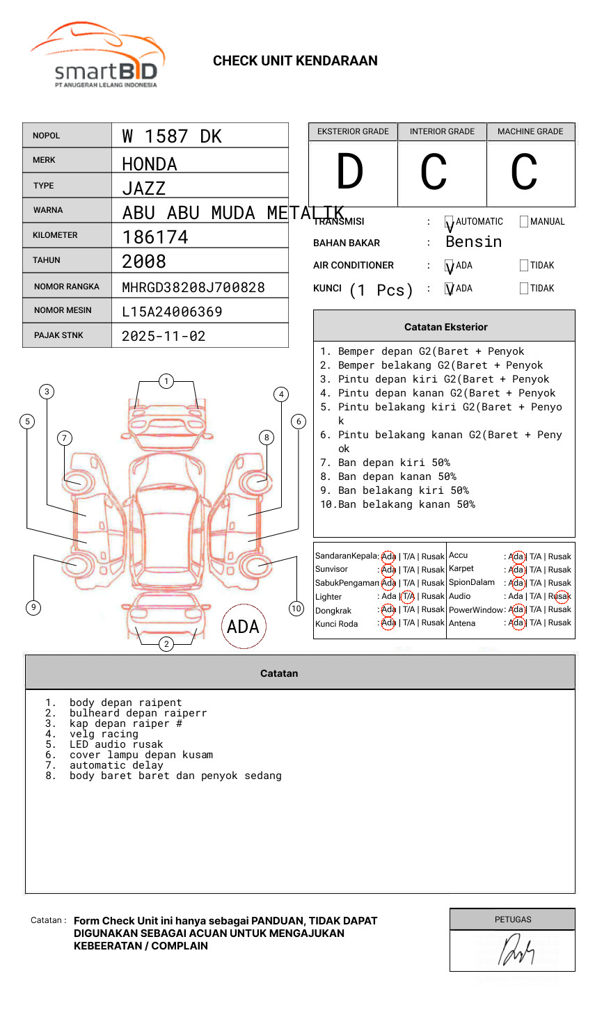 HONDA  JAZZ  GD3 1.5 IDSI AT