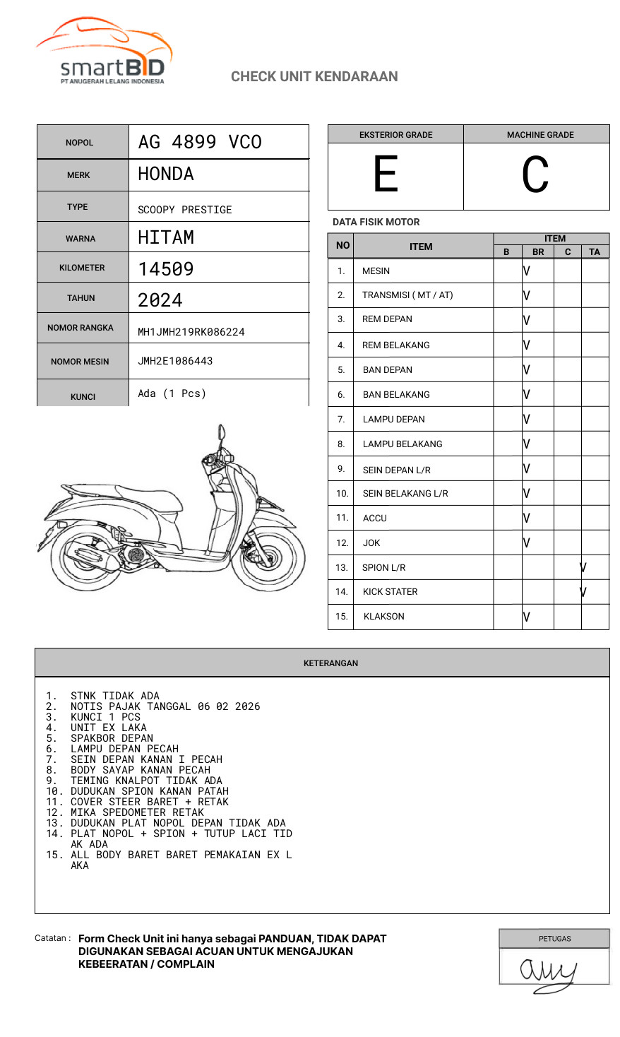 HONDA SCOOPY PRESTIGE