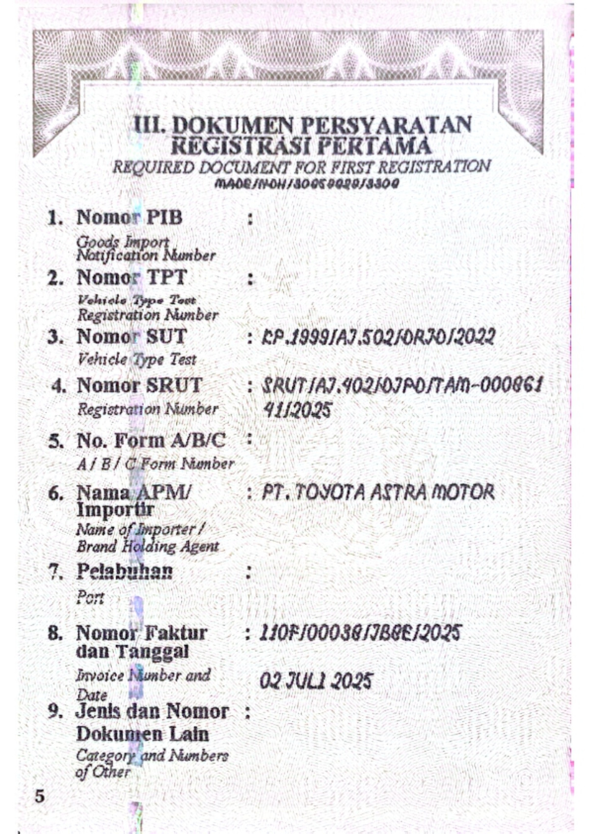 TOYOTA INNOVA 2.4 G