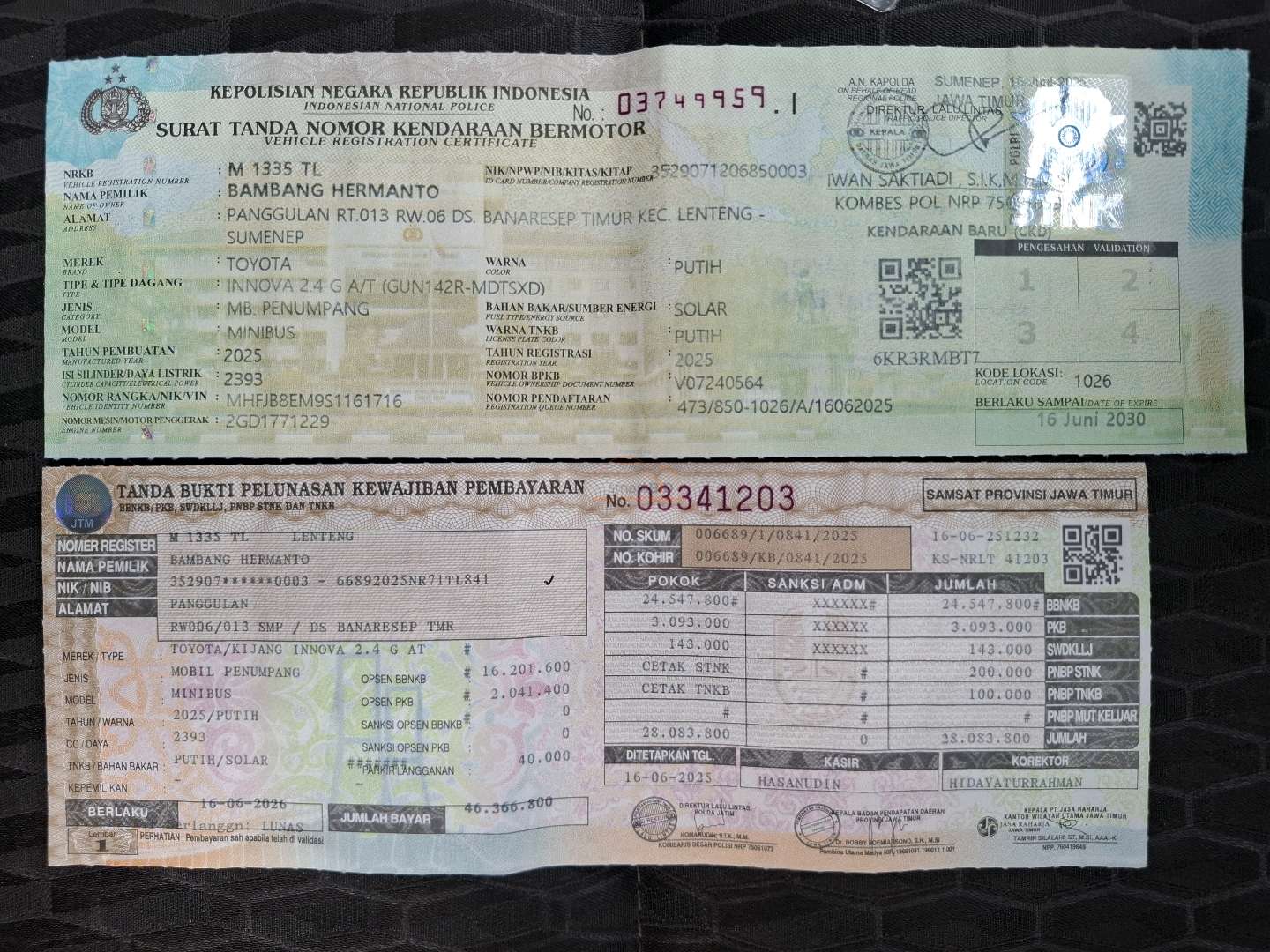 TOYOTA INNOVA 2.4 G