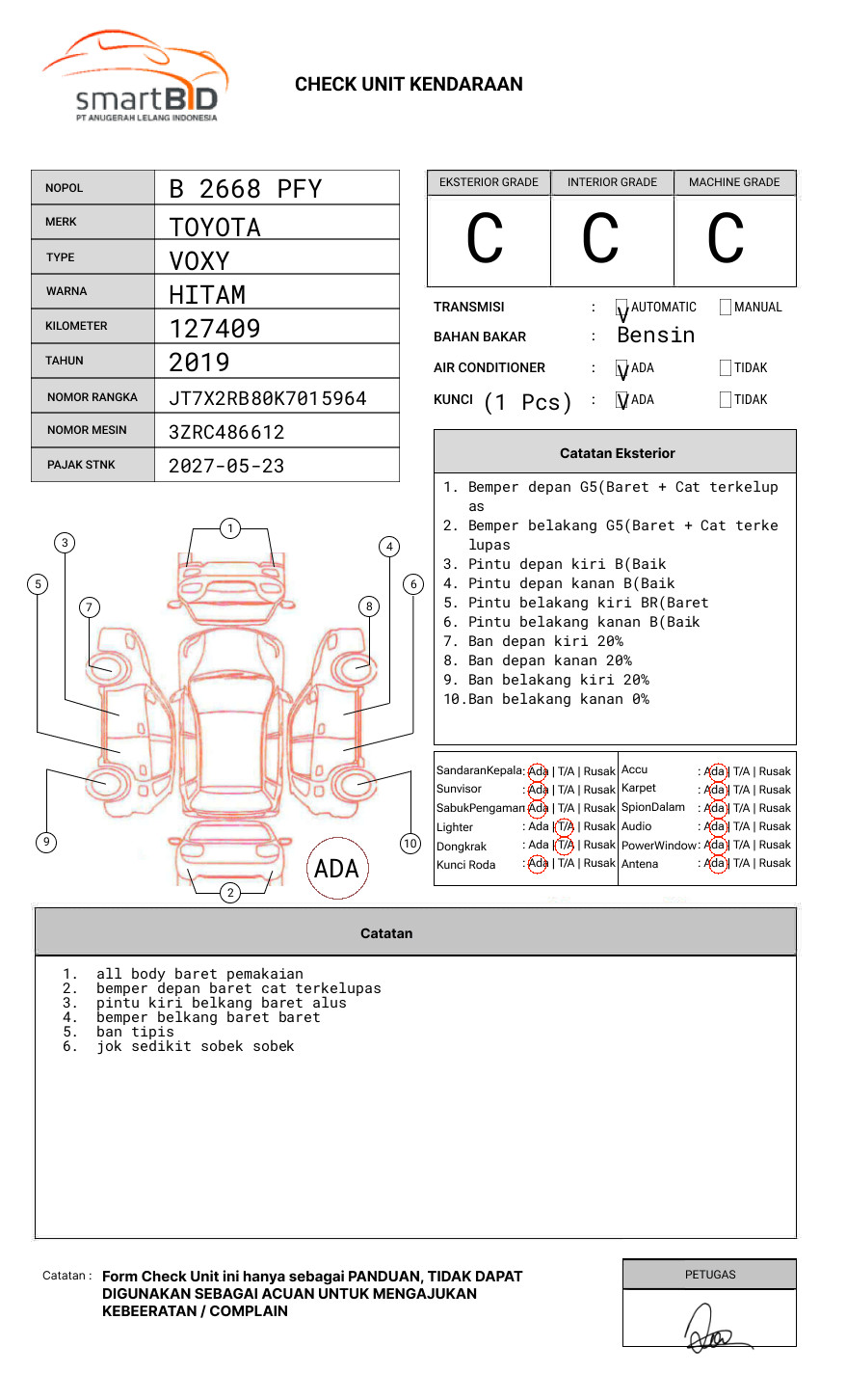TOYOTA VOXY 2.0 AT