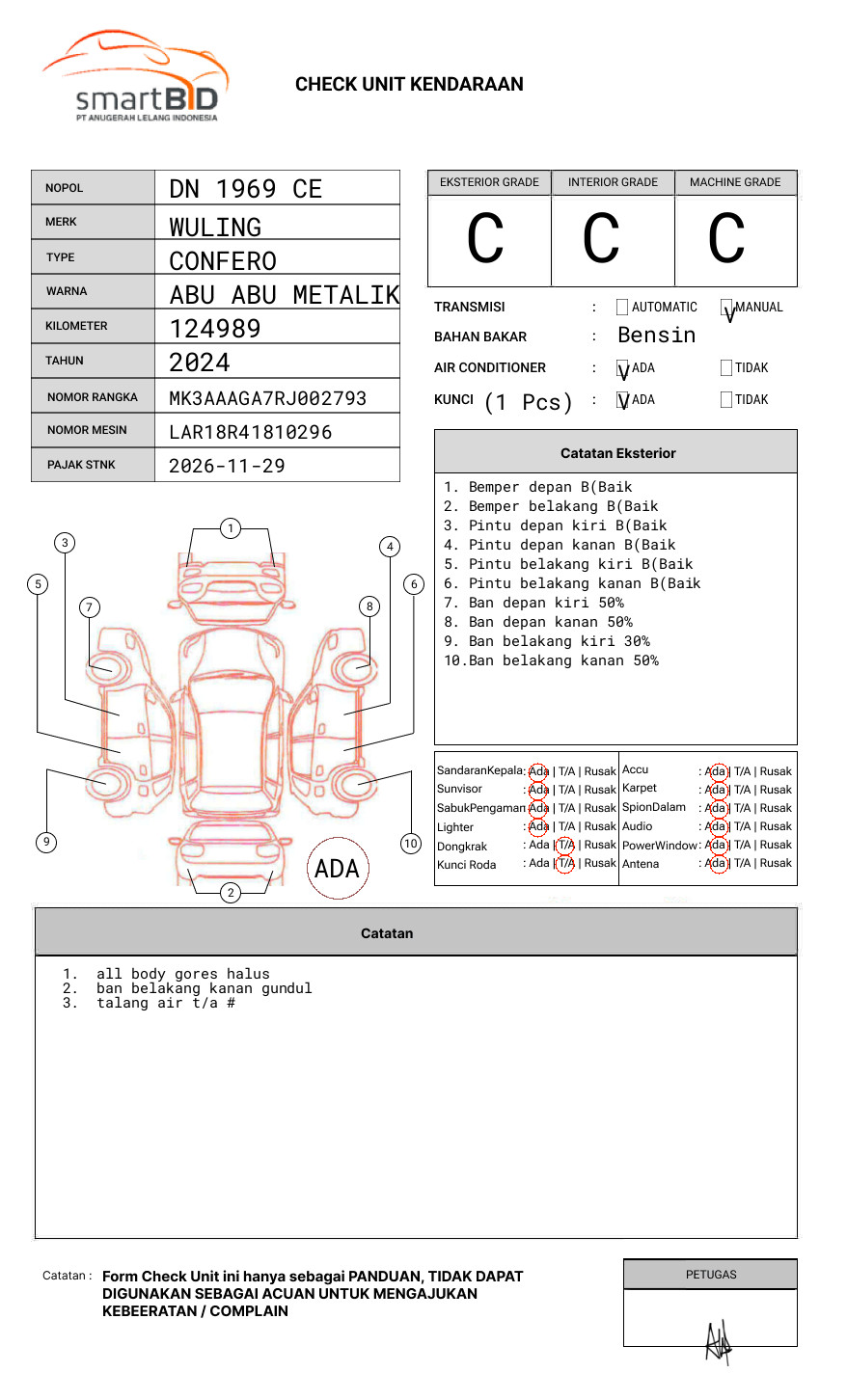 WULING  CONFERO  1.5 (4X2)