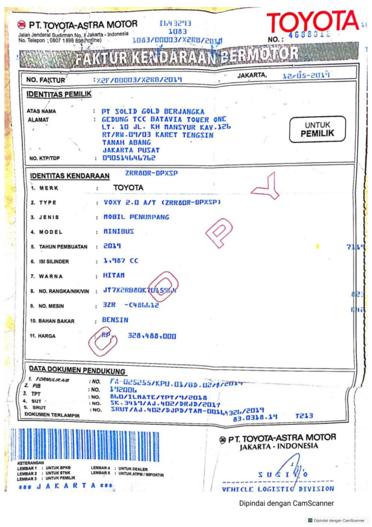 TOYOTA VOXY 2.0 AT