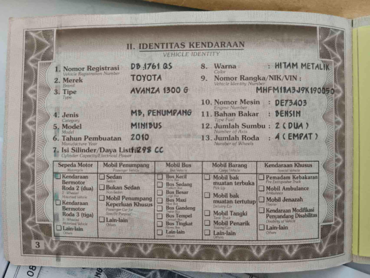 TOYOTA AVANZA
