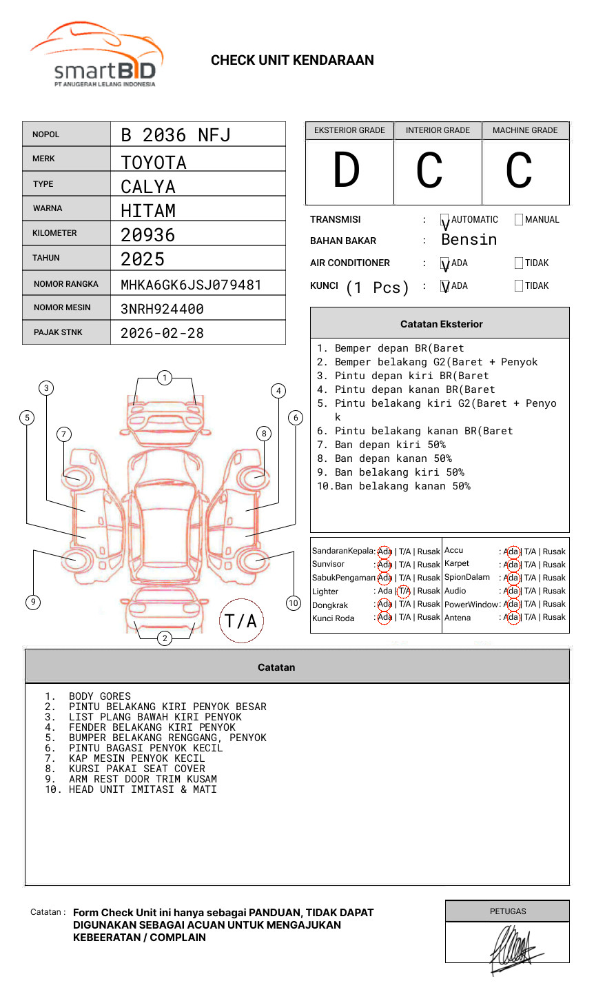 TOYOTA CALYA 1.2 G A/T