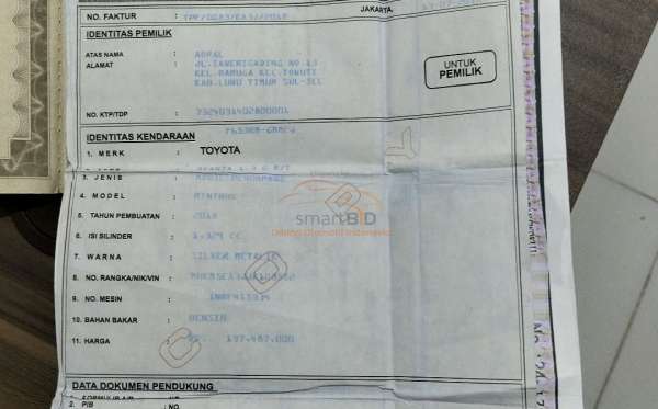 TOYOTA AVANZA 1.3 G