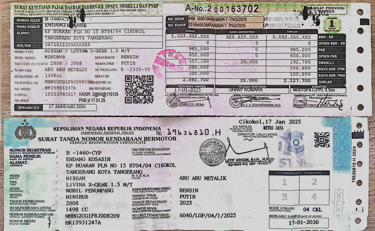 NISSAN GRAND LIVINA 1.5 X – GEAR