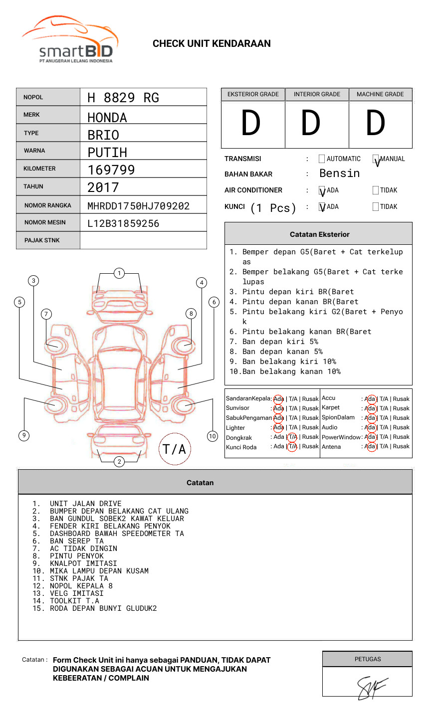 HONDA  BRIO  SATYA DD1 1.2 E