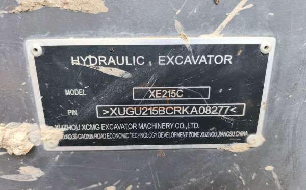 XCMG EXCAVATOR XE215C