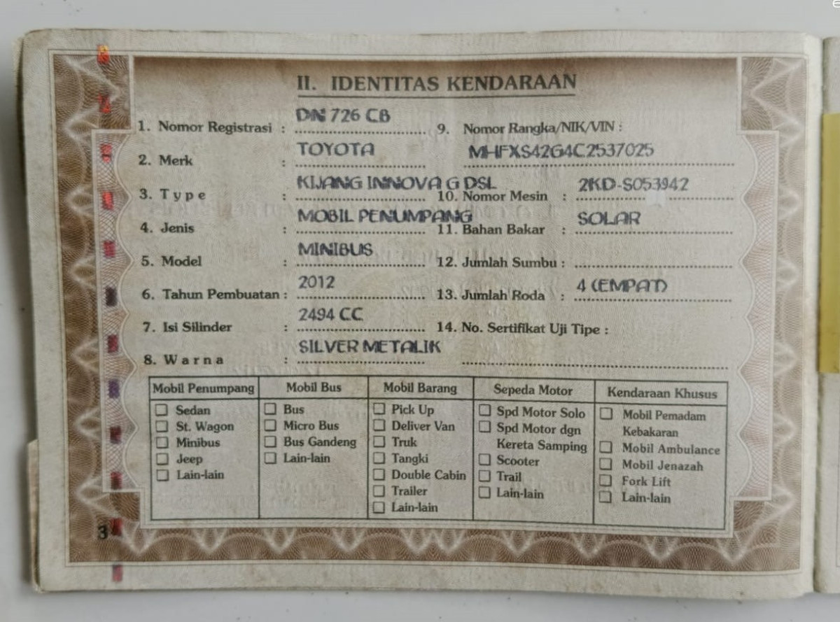 TOYOTA INNOVA