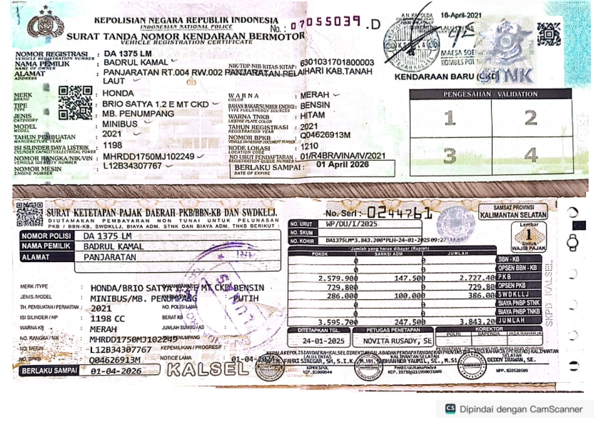 HONDA BRIO  SATYA 1.2 E