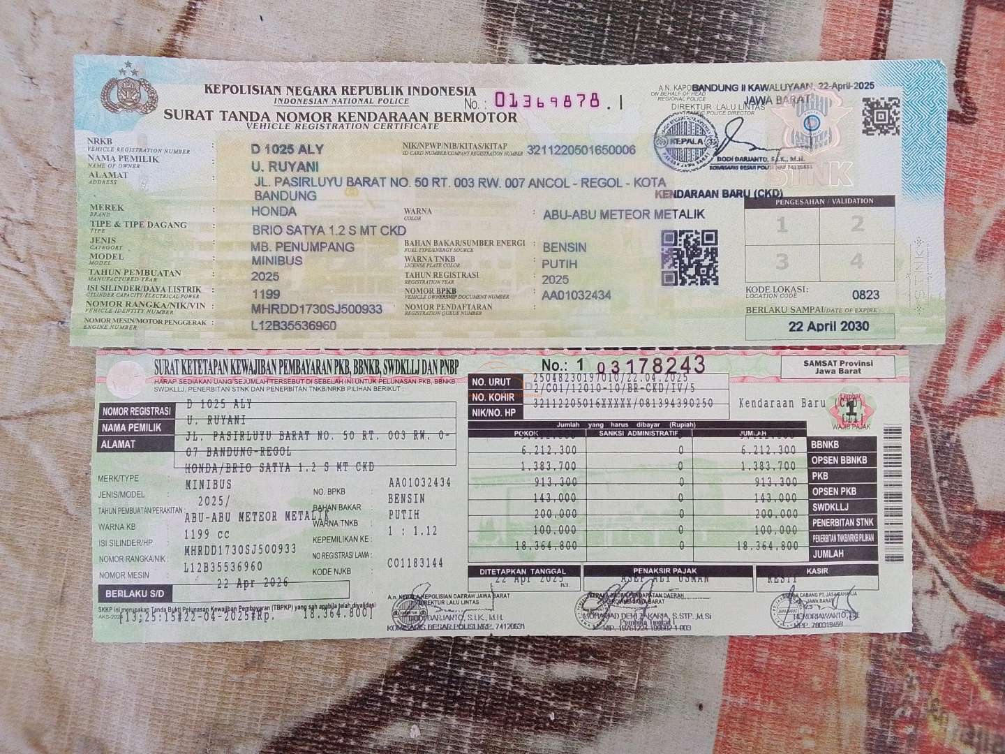 HONDA BRIO SATYA 1.2 S