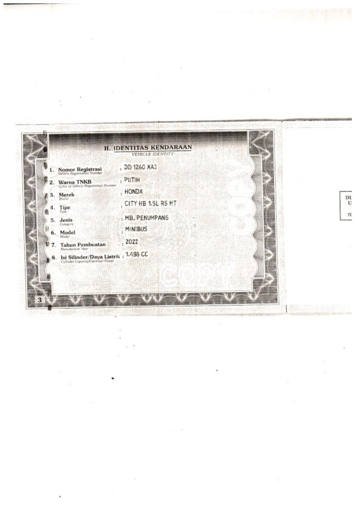 HONDA  CITY  HB 1.5L RS