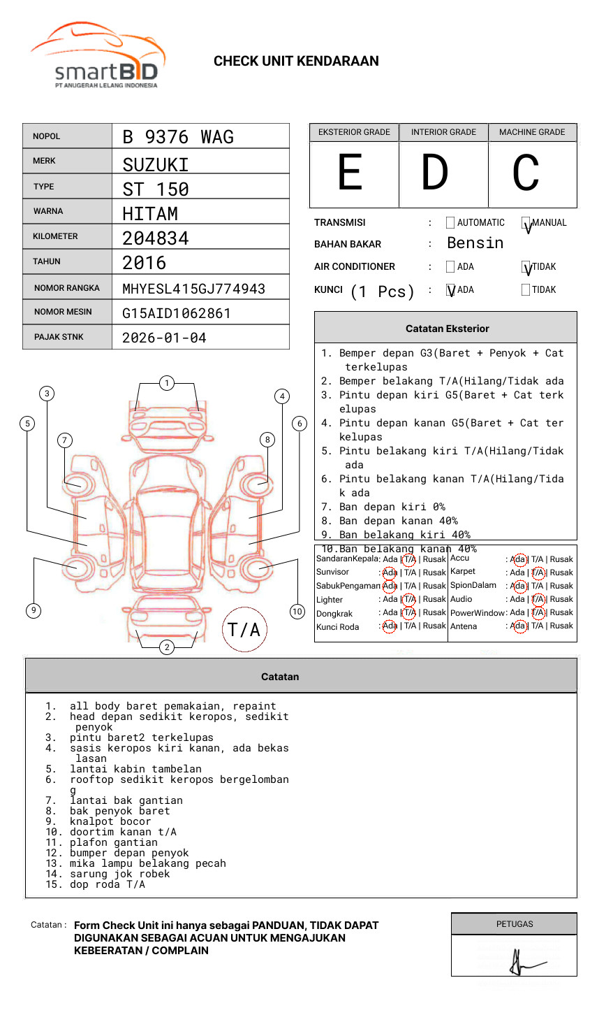 SUZUKI ST 150 PICK UP