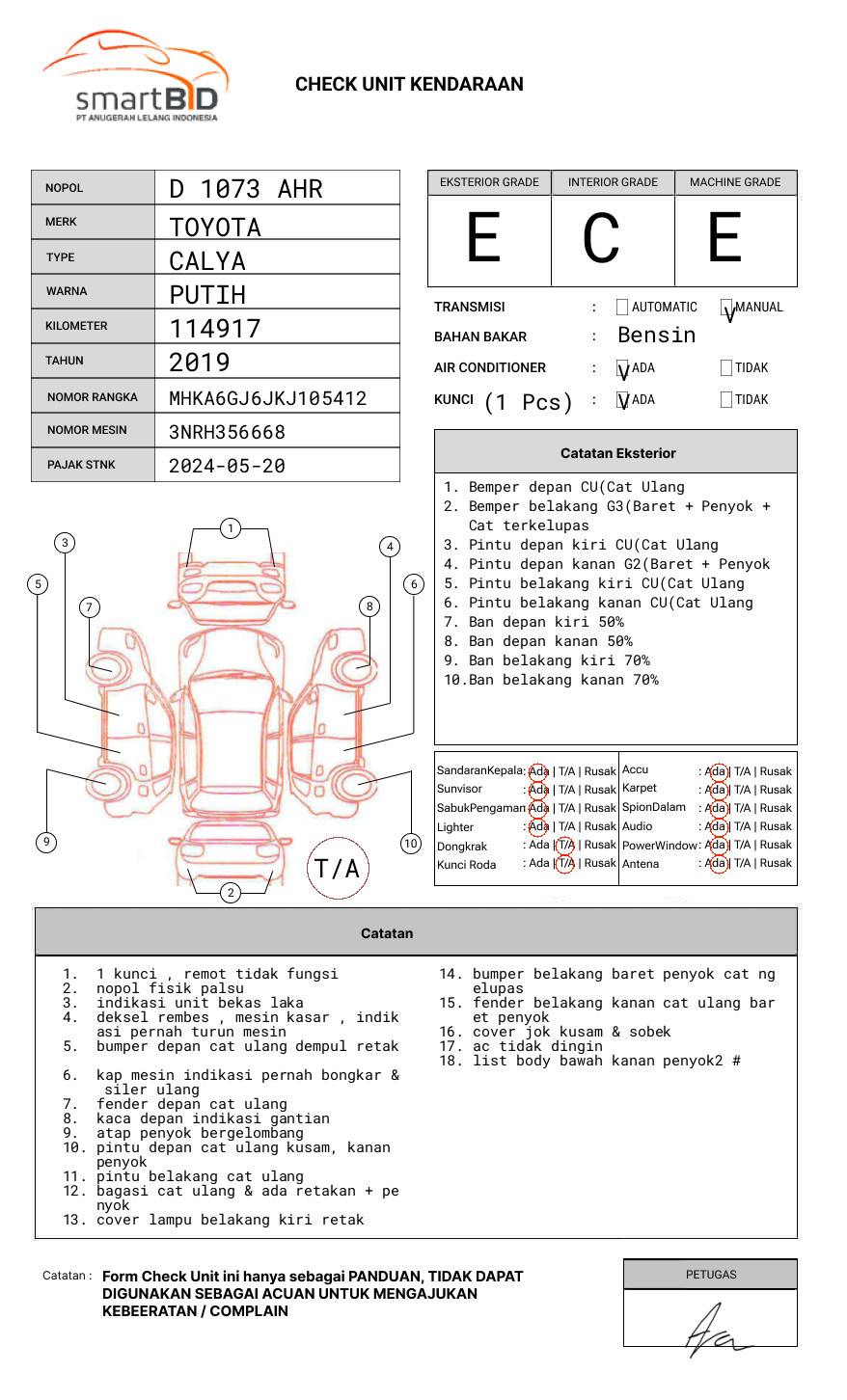 TOYOTA CALYA 1.2 G M/T