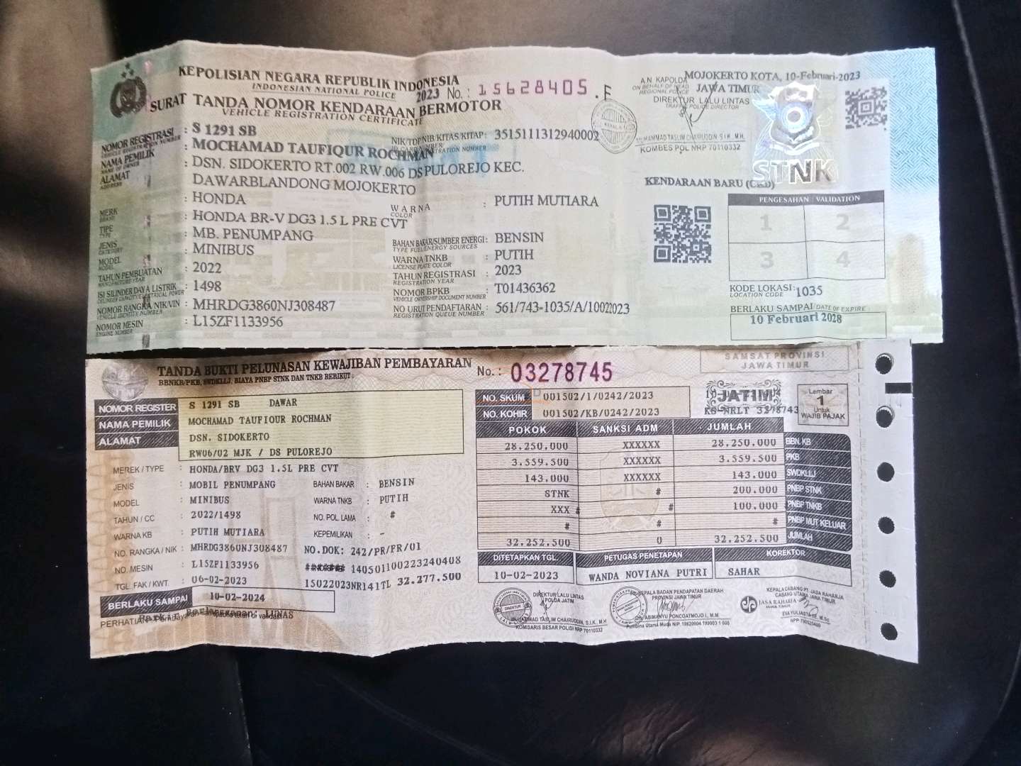 HONDA  BRV  1.5