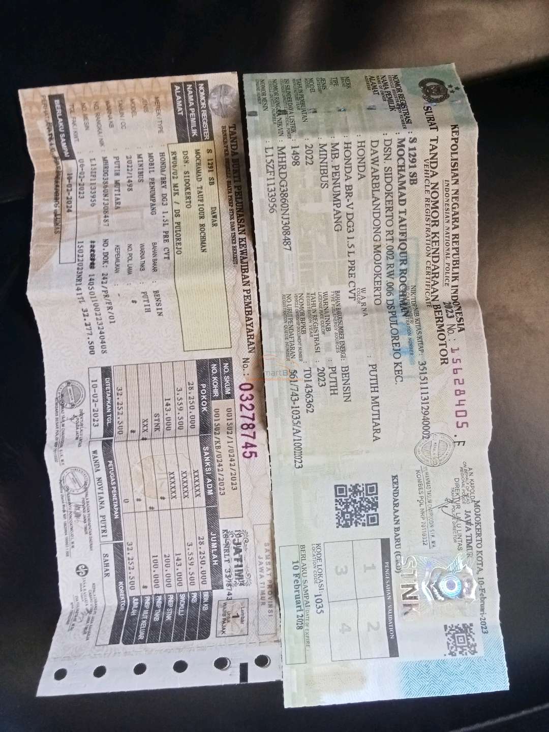 HONDA  BRV  1.5
