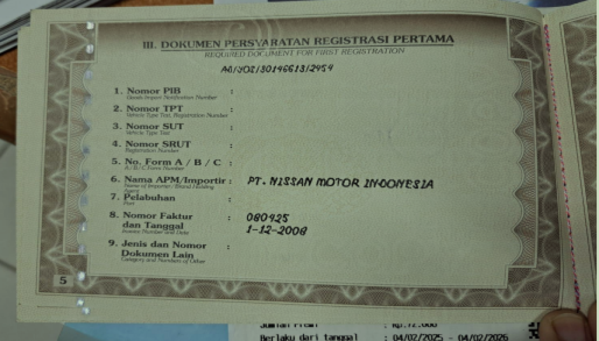 NISSAN GRAND LIVINA 1.5 X – GEAR