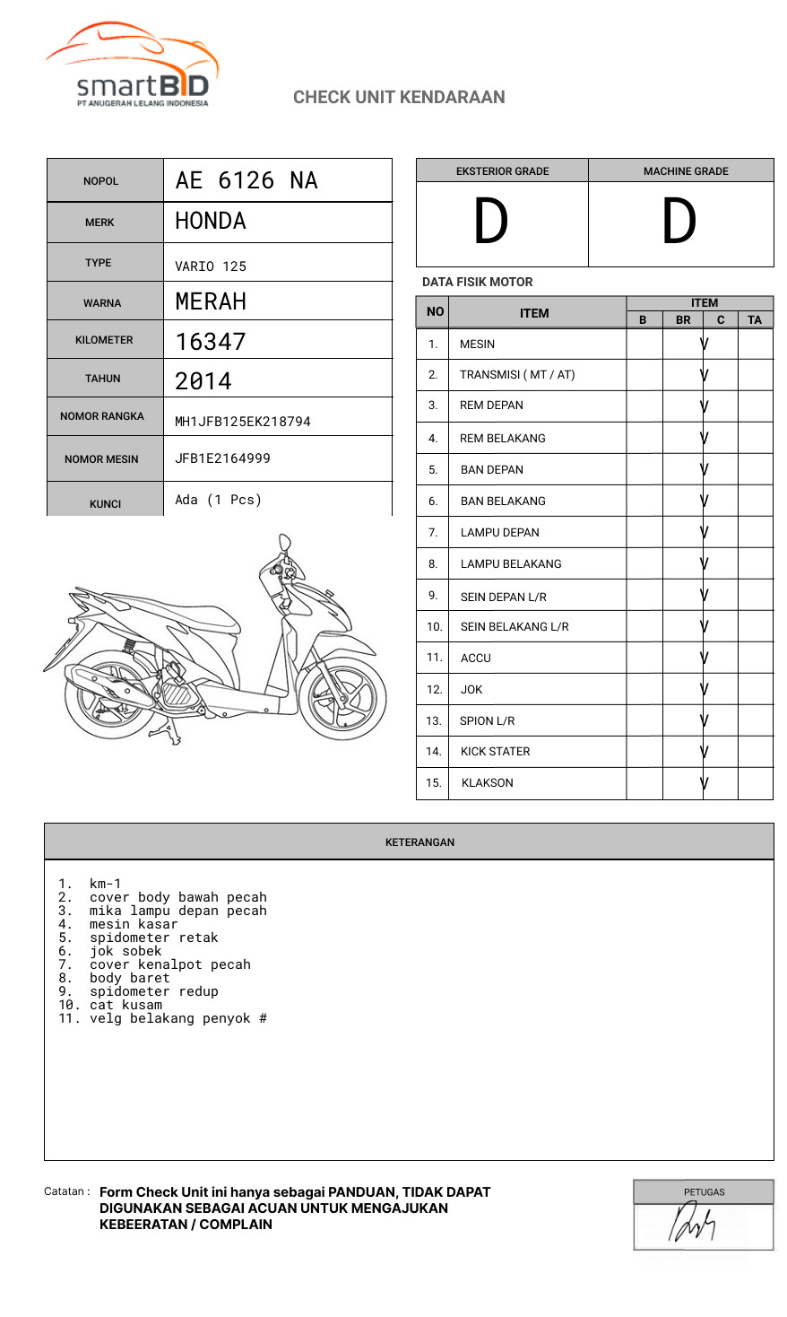 HONDA  VARIO 125