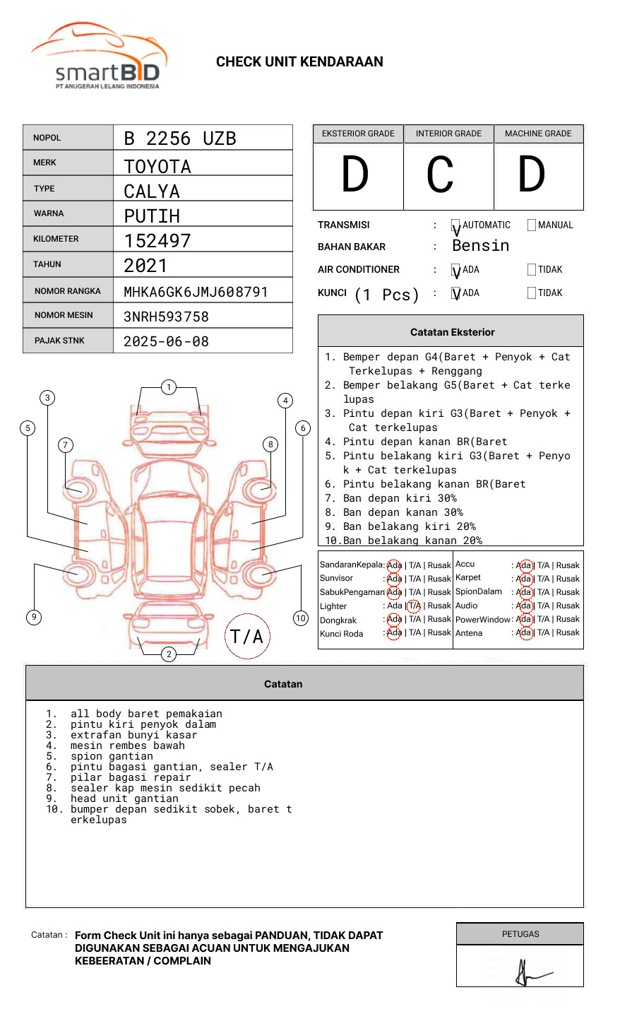TOYOTA CALYA 1.2 G A/T