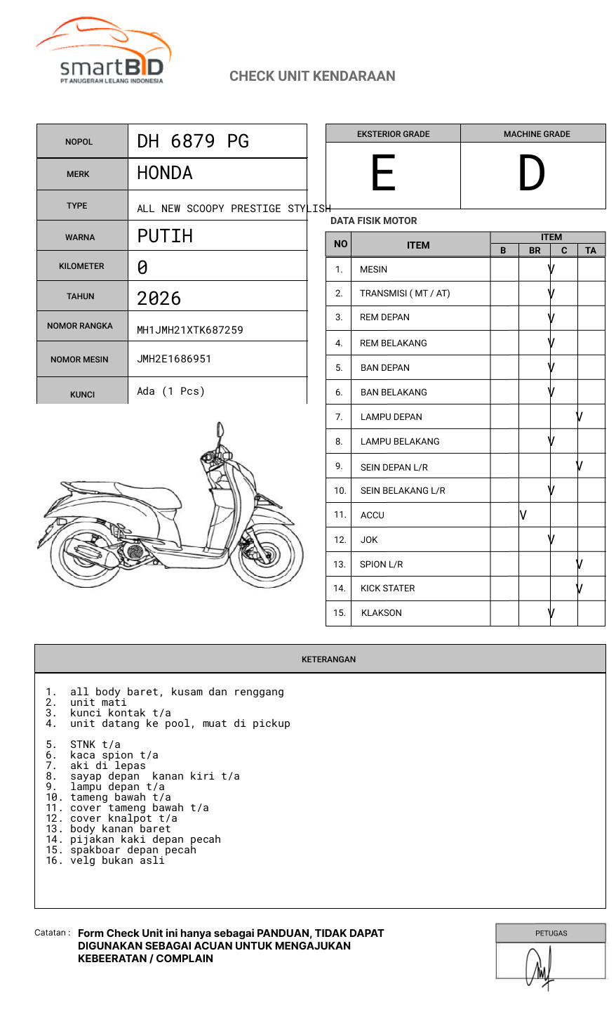 HONDA ALL NEW SCOOPY PRESTIGE STYLISH