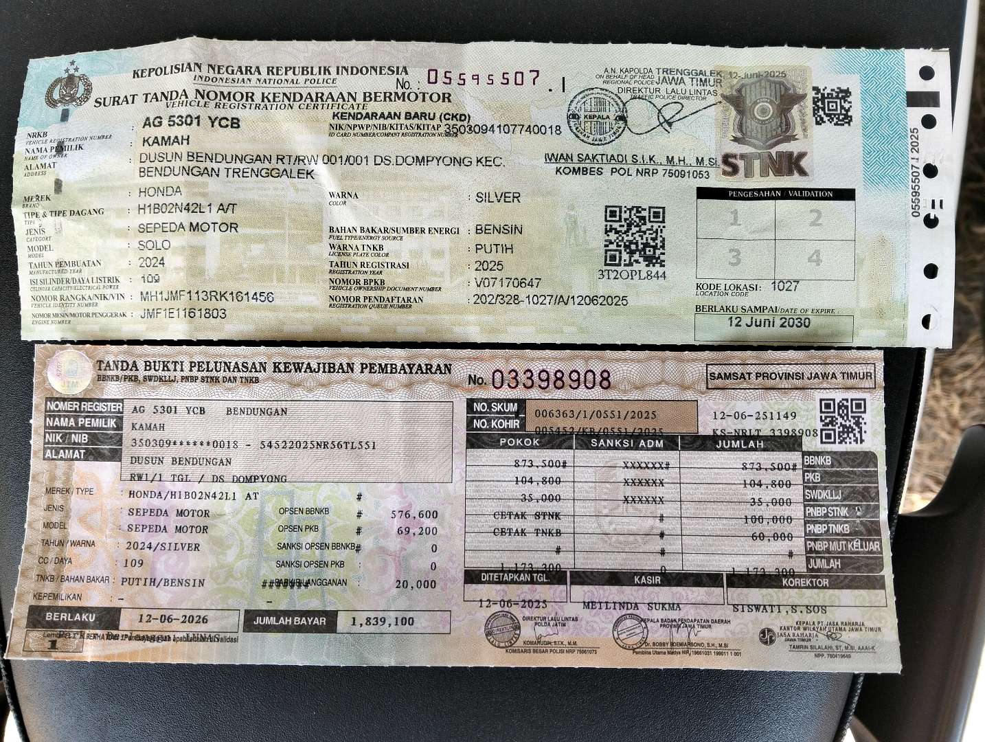HONDA BEAT ESP CBS ISS
